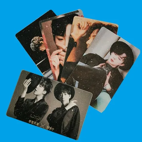 Wholesale Popular Double sided Color holographic photocards
