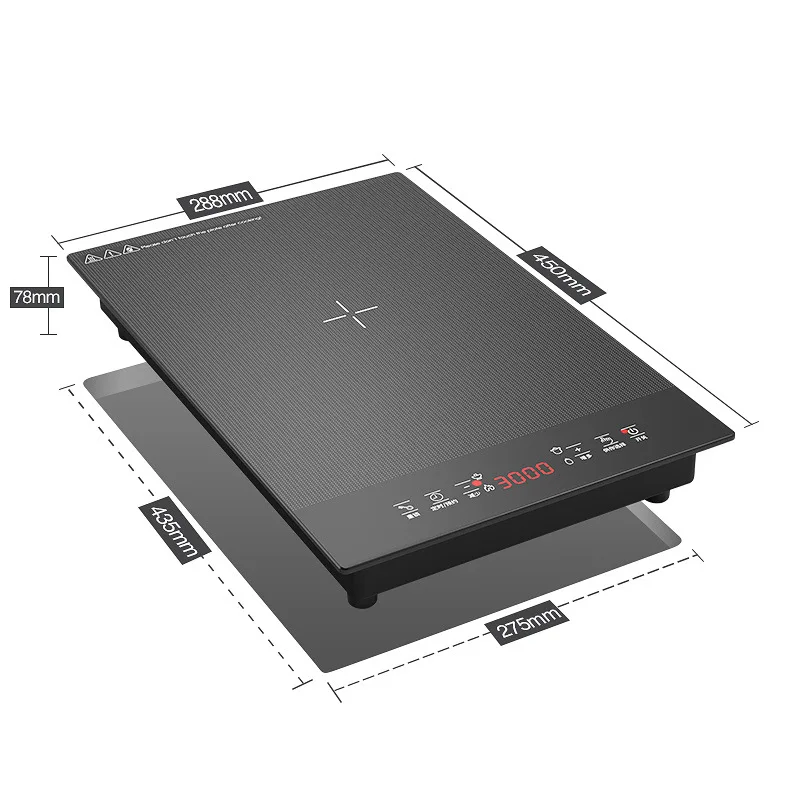 High Power Restaurant Induction Hob Household Kitchen Appliance 1 Burner Ceramic Induction Cooktop Infrared Induction Cooker
