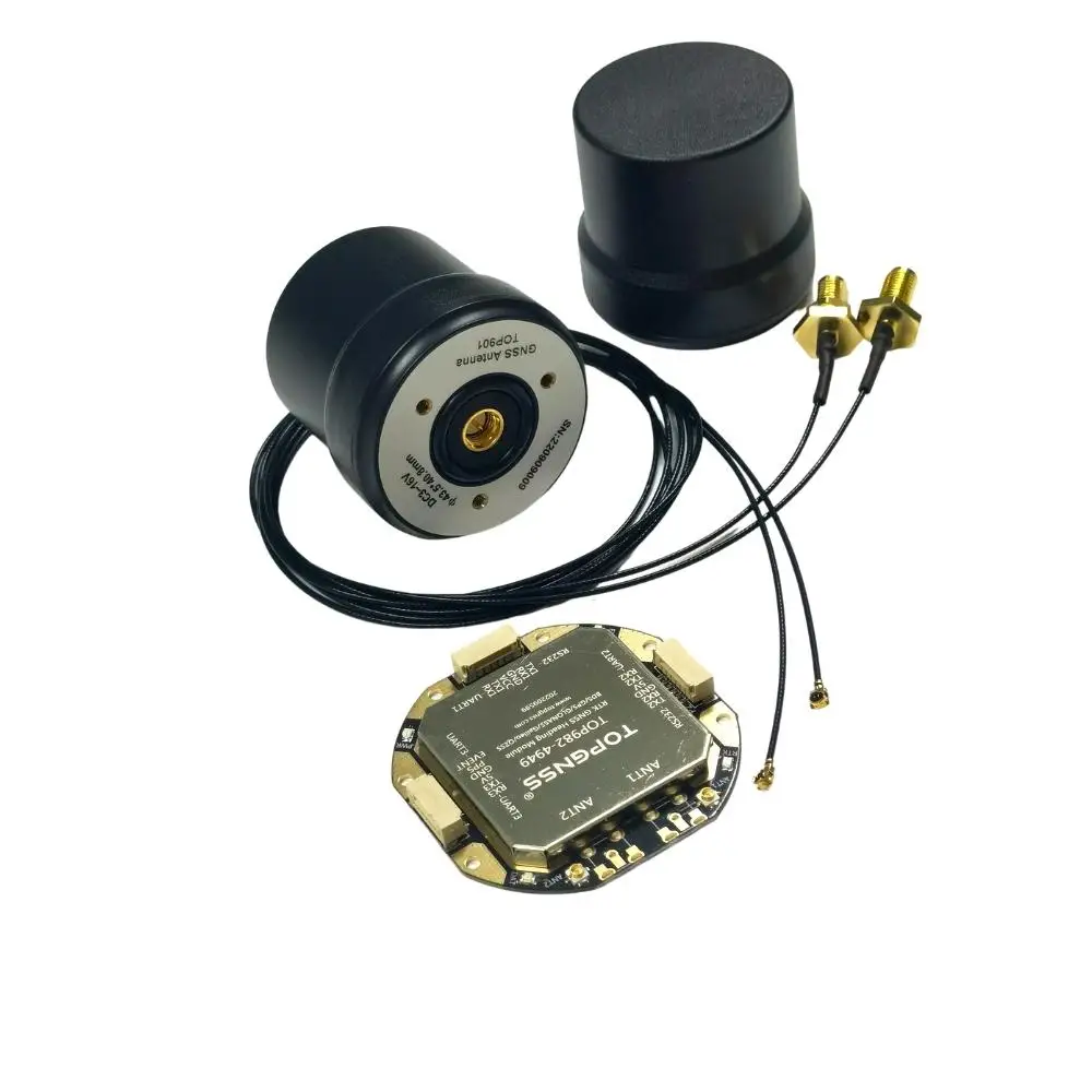 TOP982-4949 Positioning and Heading RTK high precision 9-36V GNSS module antenna Spiral antenna L1 L2 L5 UART or RS232 TOPGNSS