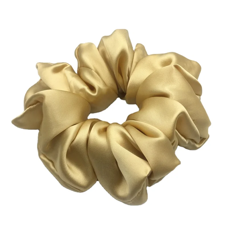 
wholesale custom elastic force woman100% Mulberry silk hair bands for head 