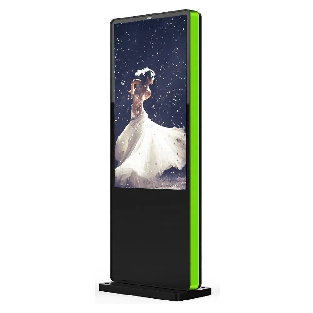 Напольная стойка с сенсорным экраном, интерактивный киоск для цифровых вывесок, вертикальный рекламный информационный киоск на базе Android Sys