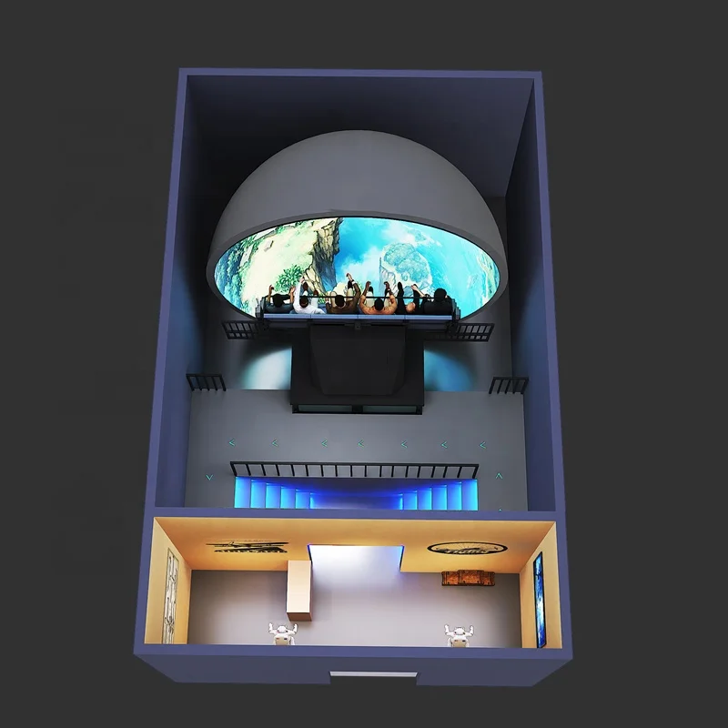 vr Orbit Flying Cinema Track Cinema Ride 3D Naked Eye Projector Ring-Screen Orbital Cinema