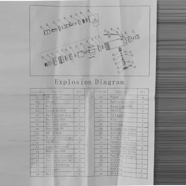 
Durable pneumatic grinder straight mini air die grinder Pneumatic Hammer 