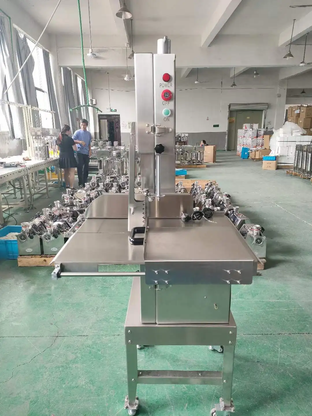 HR-210A/250/250B/300A/400A/500A/600A Meat Saw Machine Commercial Table Saws Electric Bow Saw With Free Blade