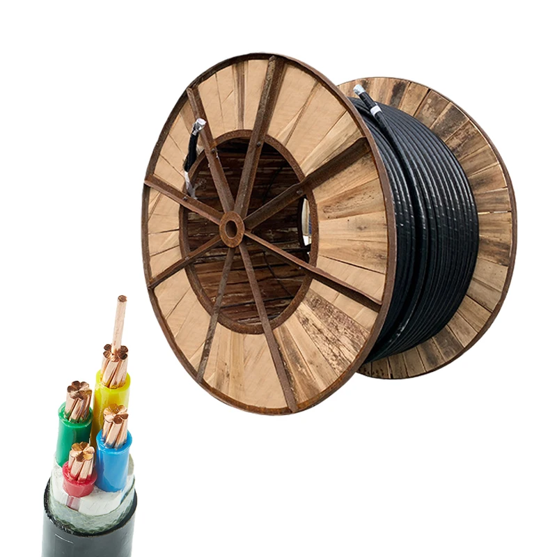 Electric Power Cable High Quality Temperature Overload Resistance Industrial Copper 4 Core 4*2.5mm2 Copper Wire Power Cables PVC