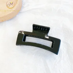 Большая прозрачная акриловая шпилька для волос в Корейском стиле ins, темпераментная пластина, желе для волос, квадратные заколки для волос