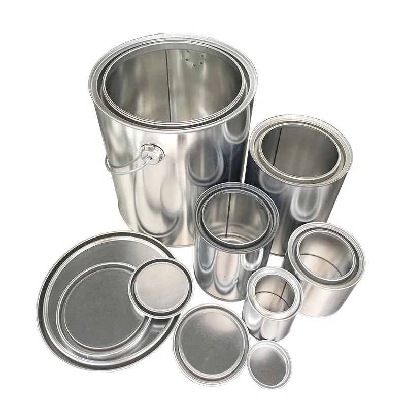 
SGS wholesale mini empty round metal paint tin cans with lid and handle for paint and candles 