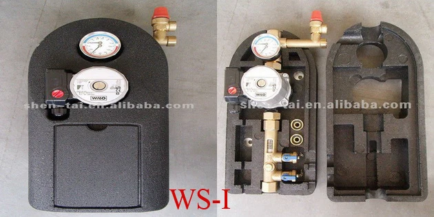 Solar Water Heater Accessory Single Pipeline Solar Working Station With WILO Water Pump WS-I Series