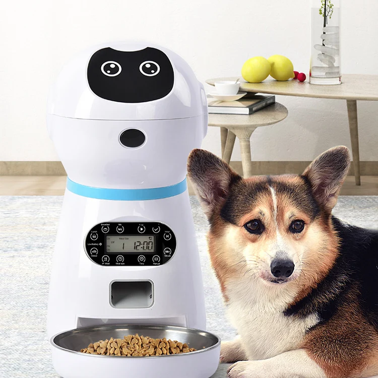 
Wholesale New Quality 3.5L capacity Intelligent Automatic Robot Pet Feeder Support One DropShipping 