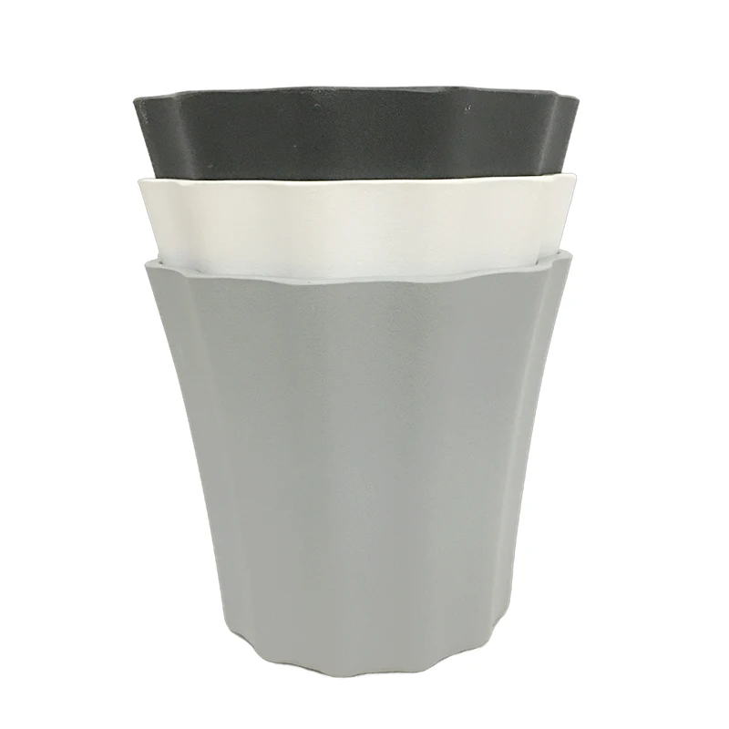 Luxury Wholesale Factory Ceramic Hotel Restaurant Polygonal Gear Orchid Pots Plant Decorative Pots