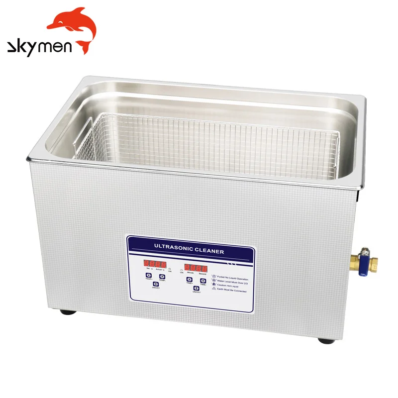 Ultrasonic Cleaner 30L 600W Stainless Ultrasound Bath Electronic Parts PCB Engine Gear Lab Solution