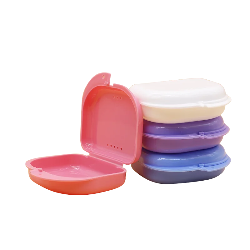 NEW China factory Plastic Denture Box For Storing Mouth Tray