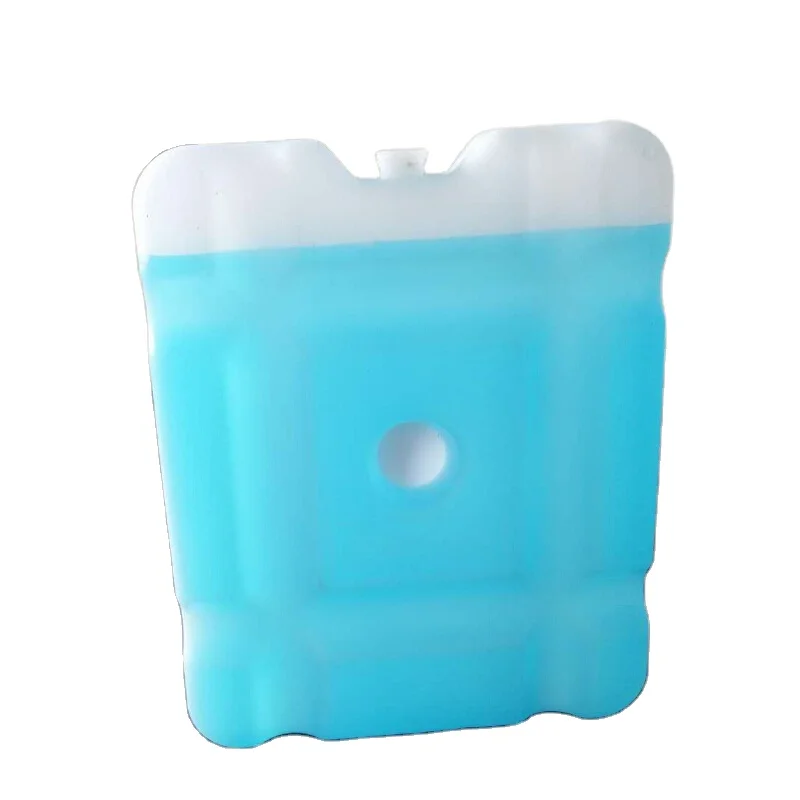 Wholesale high quality hard plastic ice pack reusable hard ice block gel ice pack for cooler bag