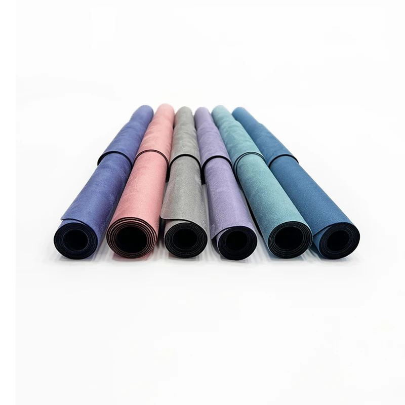 Hygiene Eco Machine Washable Customisable Solid Color Cover Towel Velvet Suede Pilates Reformer Yoga and Pilates Mats