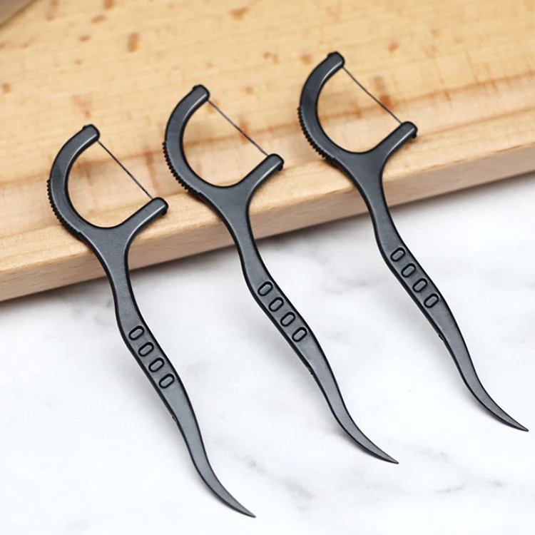 Eco Friendly Flosser Vegan Silk Tooth Nylon Dental Floss Pick For Kids