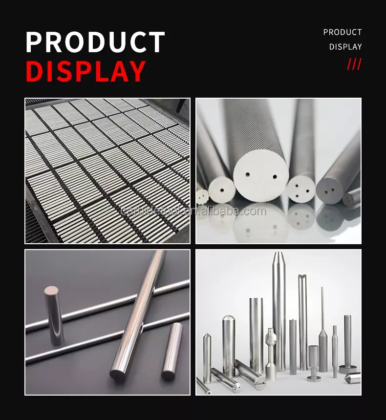 High Hardness Polished H6 Cemented Tungsten Carbide Rod for Endmill