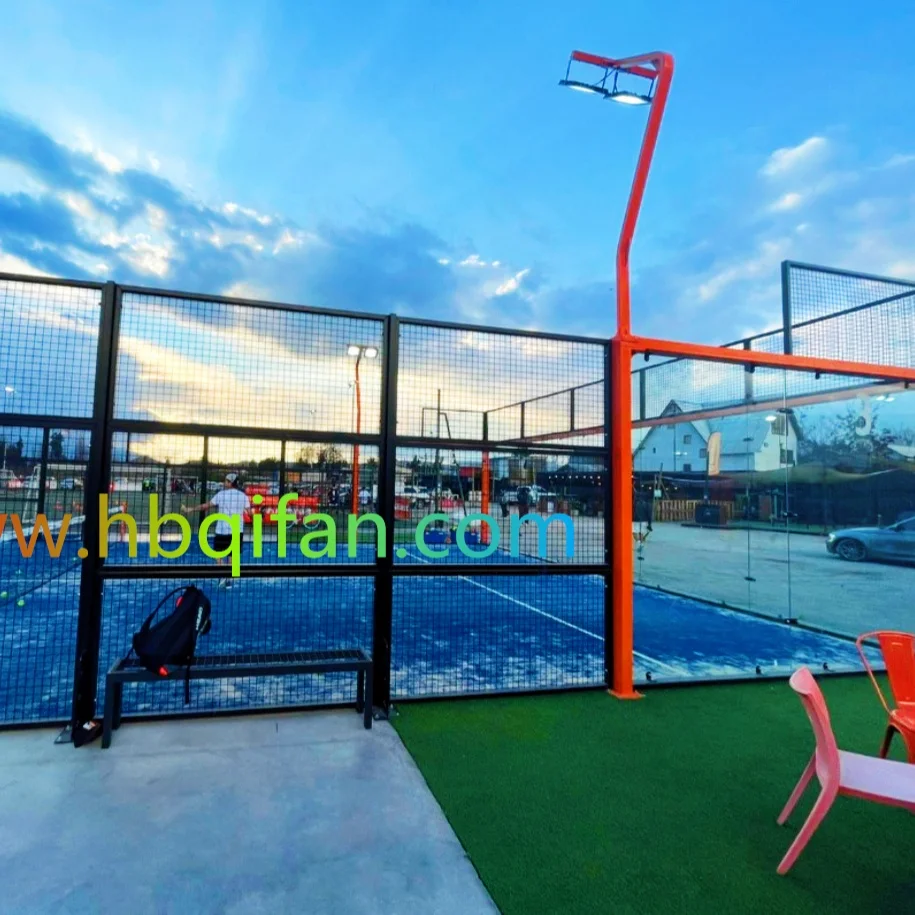 QiFan Padel  Court For Professional Tourament The Most Popular Paddle Tennis Court On sale