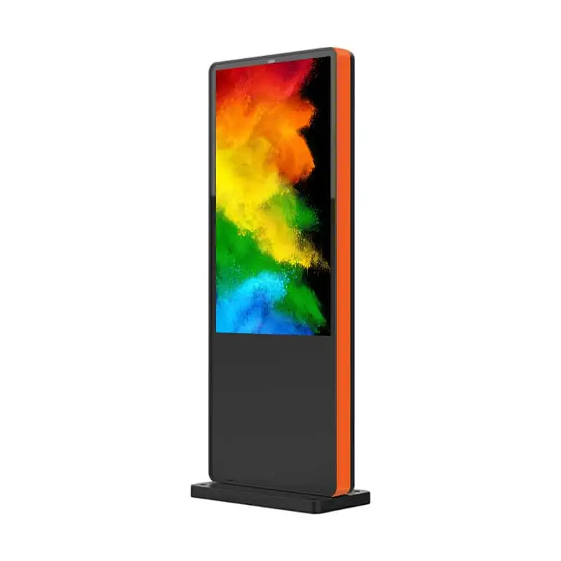 Outdoor Floor Stand Digital Signage 43 49 55 65 Inch Advertising Touch Screen Outdoor LCD Totem