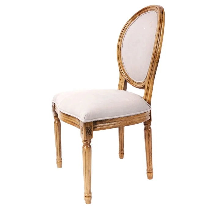 Antique Louis chair/Vintage round back dining chair