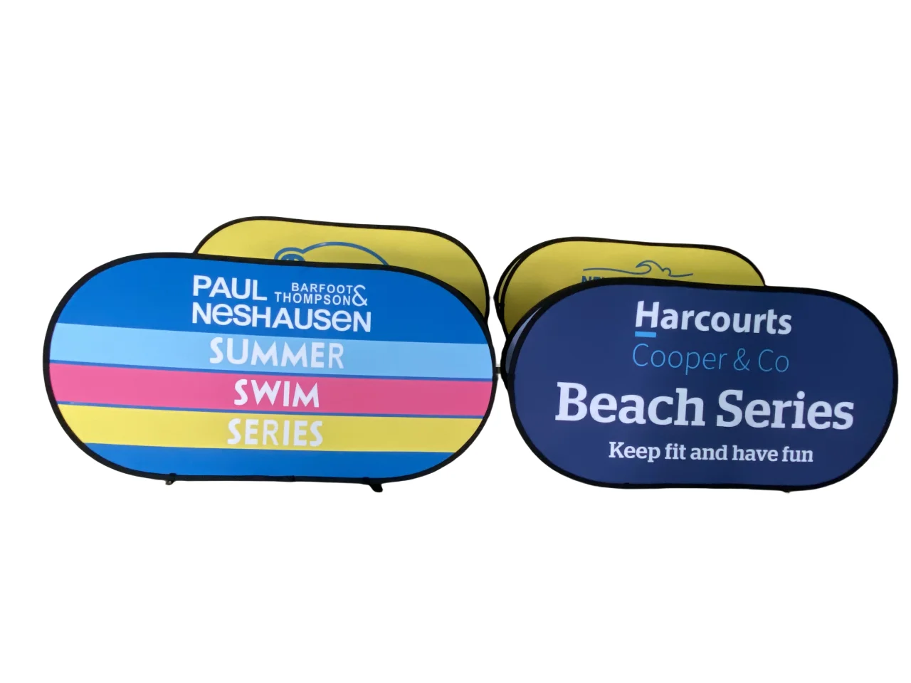 Factory Price Flex Collapsible Pop-Up Stand Flex Portable Pop Up A Frame Banner For Golf Sport  Exhibition With Bag Banners