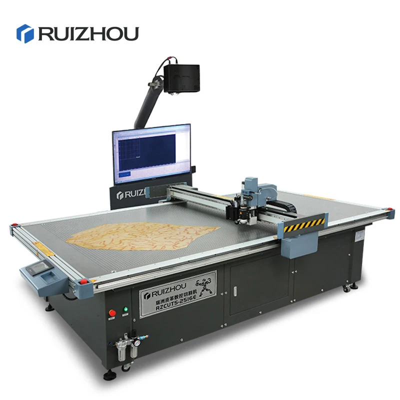 Цифровая машина для резки ножей Ruizhou из натуральной кожи обуви сумок чемоданов