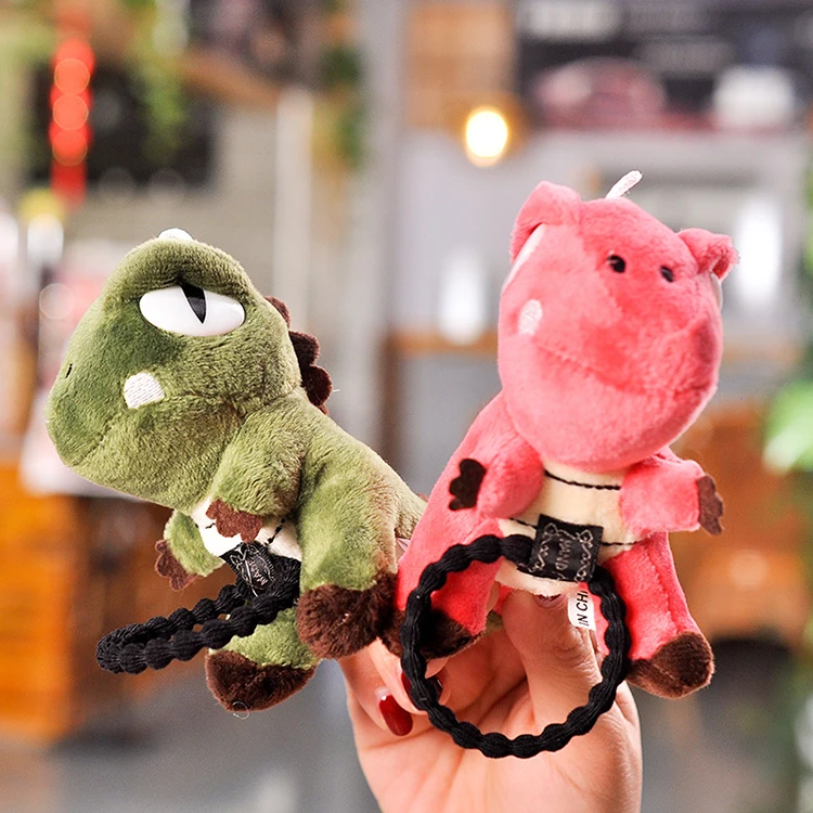 
Korea cute dinosaur hair rope ins net red simple head rope thick ponytail hair ring rubber band high elasticity and durable 