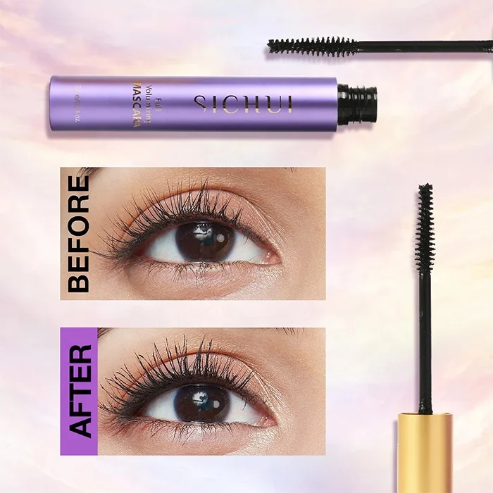 Private Label Mascara Vegan Fiber Lash Mascara Waterproof Long Lasting Organic Mascara