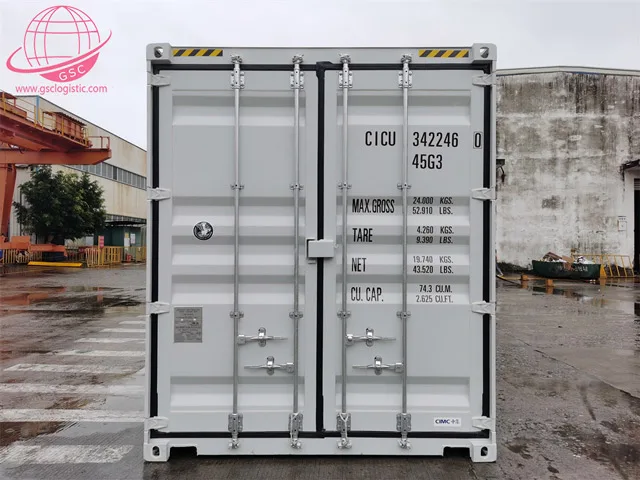 New 40 Feet High Cube Open Side Dry Cargo Shipping Container