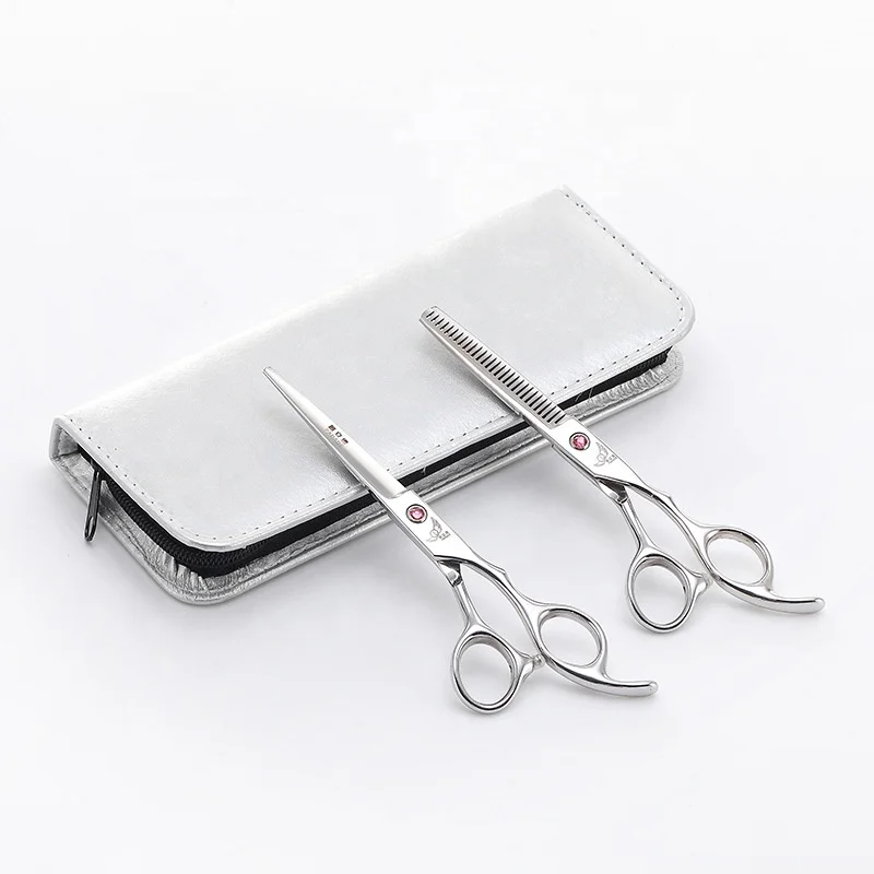 High Quality Salon Haircut Scissors Kit Barber Hairdressing Tool Set Thinning Professional Hair Cutting Scissors