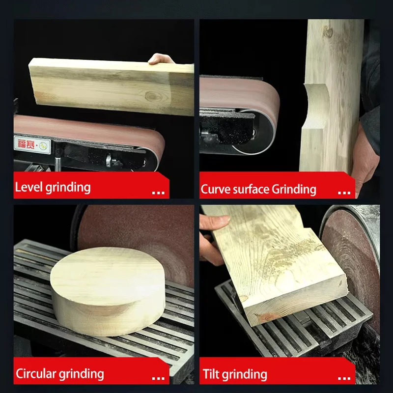 550W  FS-550 Electric Belt Disc Sander Wood Working grinding Machine