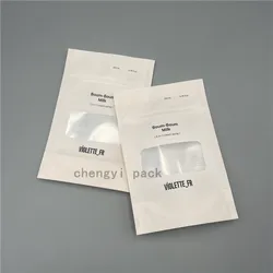 Custom Printed Recyclable Plastic PE/PE Stand Up Pouches Food  Eco Doypack Packaging Bags With Zipper