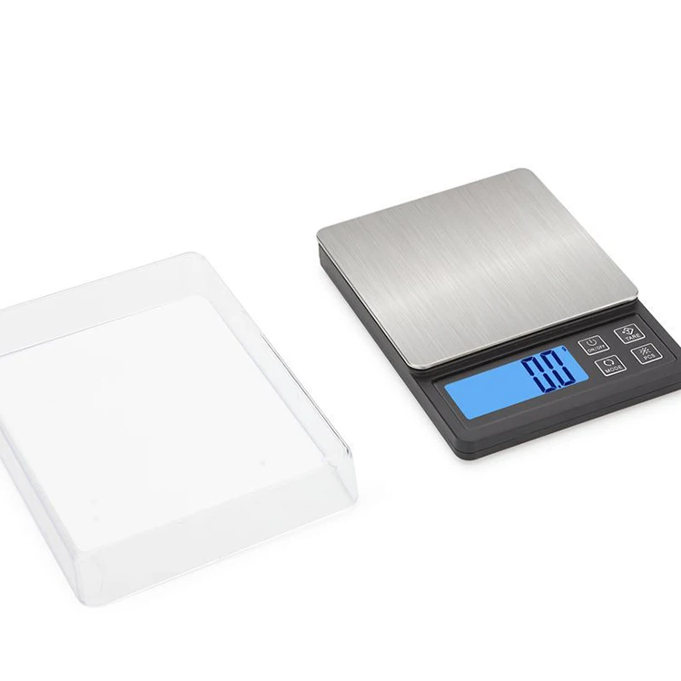 Digital Kitchen Scale 3000g/0.1g High Accuracy Precision Multifunction Food Meat Scale with LCD Display