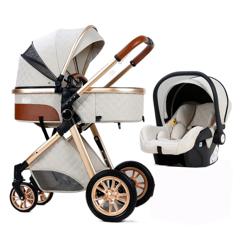 Factory Directly Wholesale High Landscape Baby Stroller Pram 3 in 1 With Top Quality At Wholesale Price