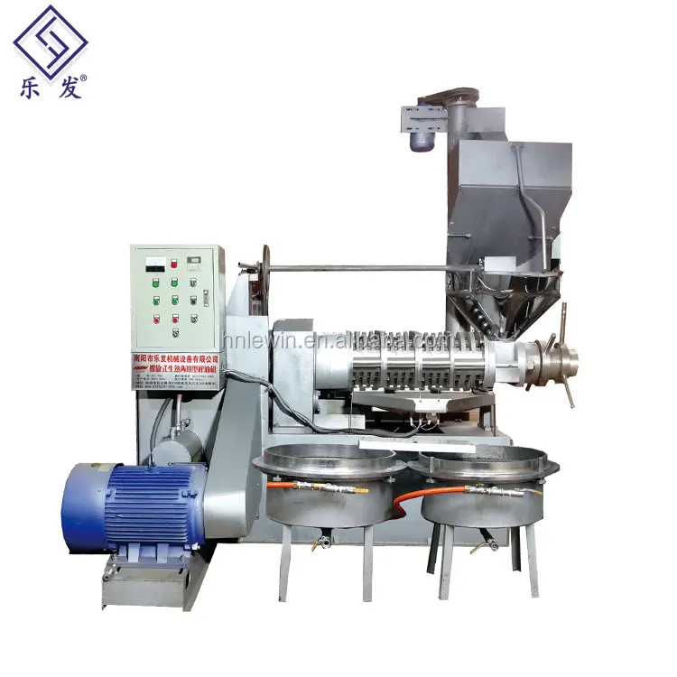 sunflower oil pressing machine  hot-sale oil extraction machine cold pressed oil press machine