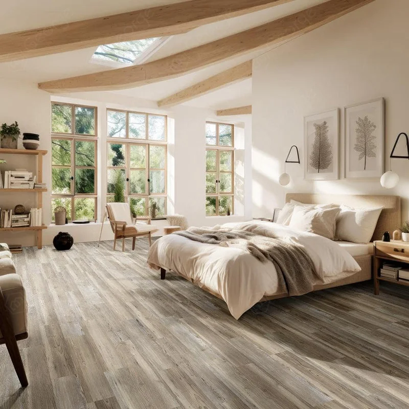 IXPE Cork Anti-scratch SPC Flooring Vinyl Plank Wood Grain with Cheap Price