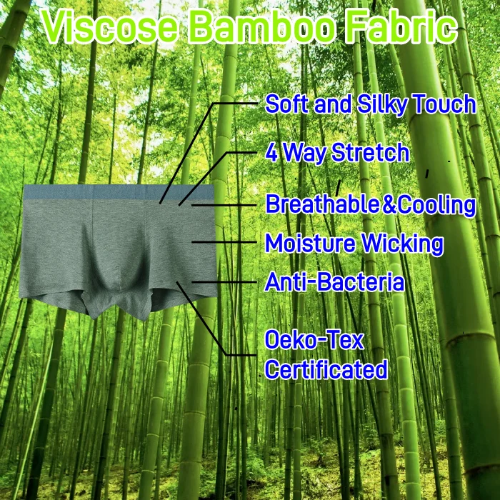 Z083 Natural 94% Viscose From Bamboo 6% Spandex 290gsm Stretch Anti-Bacteria Moisture Wicking Anti-UV For Clothing