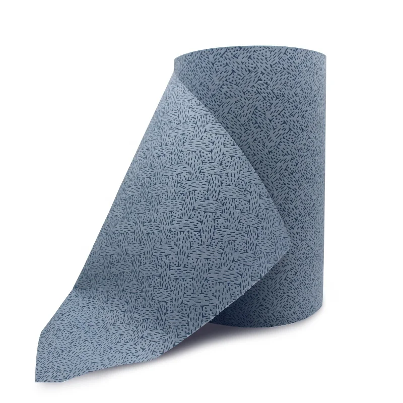 
BCS Heavy Duty Wiper Blue Roll Disposable wipes for industrial 