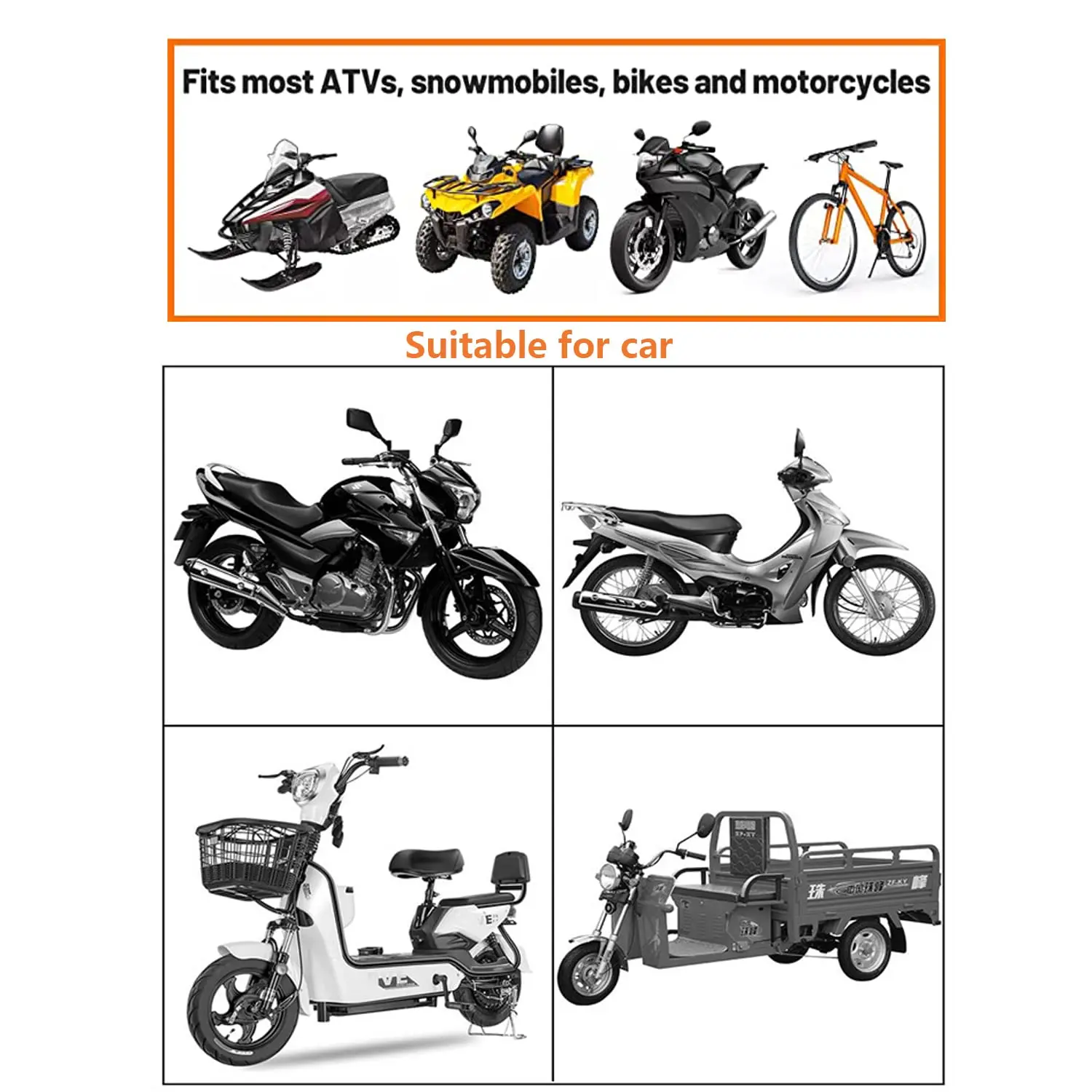 Motorcycle Warm Handlebar Gloves, Waterproof Thickened Grip Gloves Snowmobile Cycling Hands Warmer Winter Thermal Cover