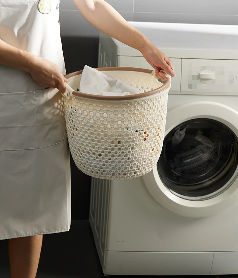Laundry Basket Clothes Hamper Durable Portable Laundry Bin for Bedroom, Laundry Room, Closet, Bathroom