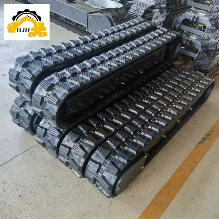 mini rubber track 150mm 180mm 230mm 300mm 400mm rubber crawler track for excavators