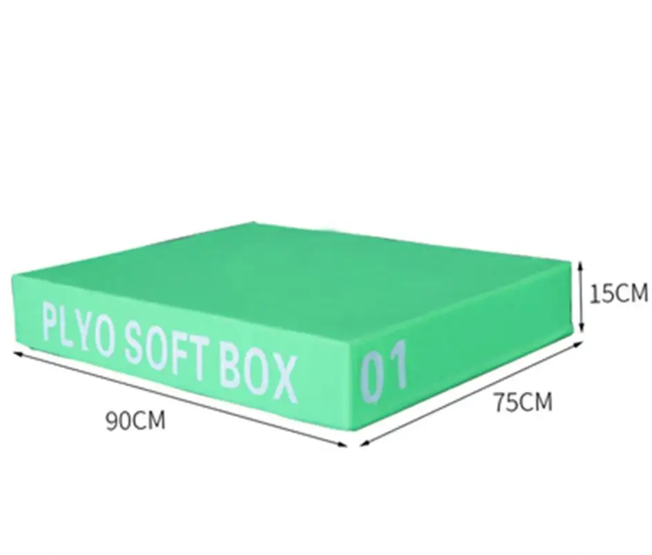 Jumping Plyo Box 4 in 1 Foam Plyometric Box High Density Foam Plyo Box for Gym Jumping Training Fitness Exercise