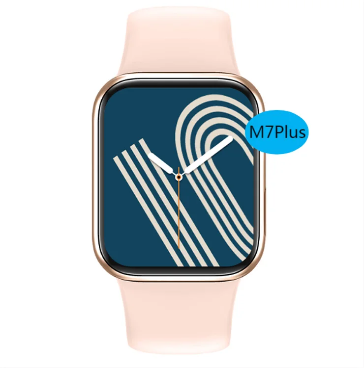 2022 New fashion Series 7 M7Plus Smartwatch bracelet 1.82 Inch Full Touch Screen Custom Wallpaper android io Smart Watch M7 Plus
