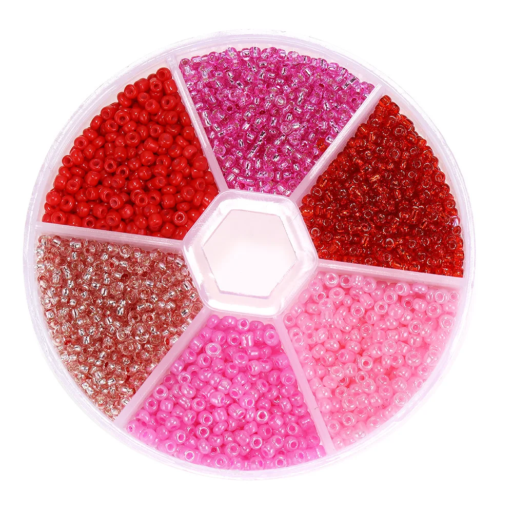 High Quality Miyuki 2MM Seed Beads Set Mixed Color In Box Loose Glass Seed Beads Box Jewelry Making