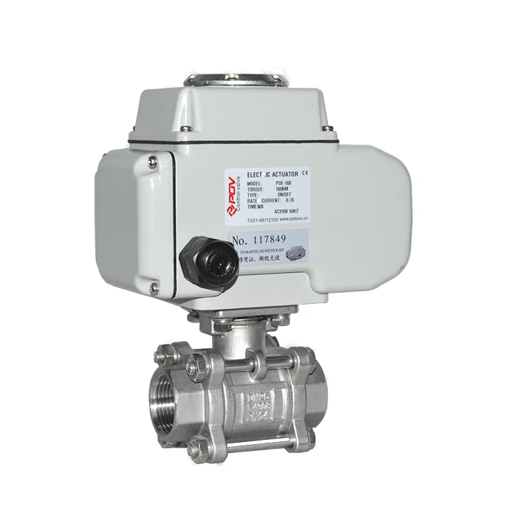 Factory Direct Supply Electric China Motor Actuated Ball Valve Manufacturers With Manufacturer Price