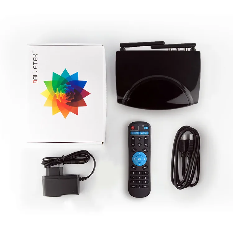 New Hot Android 9.0 Leadcool R2 Smart TV Set Top Box IPTV TV Box with 2.4G WIFI Quad Core S905W