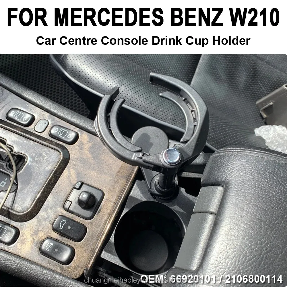 For Mercedes W210 Car Centre Console Drink Cup Holder Replacement For Benz E-Class E260 E300 E320 E400 A2106800114