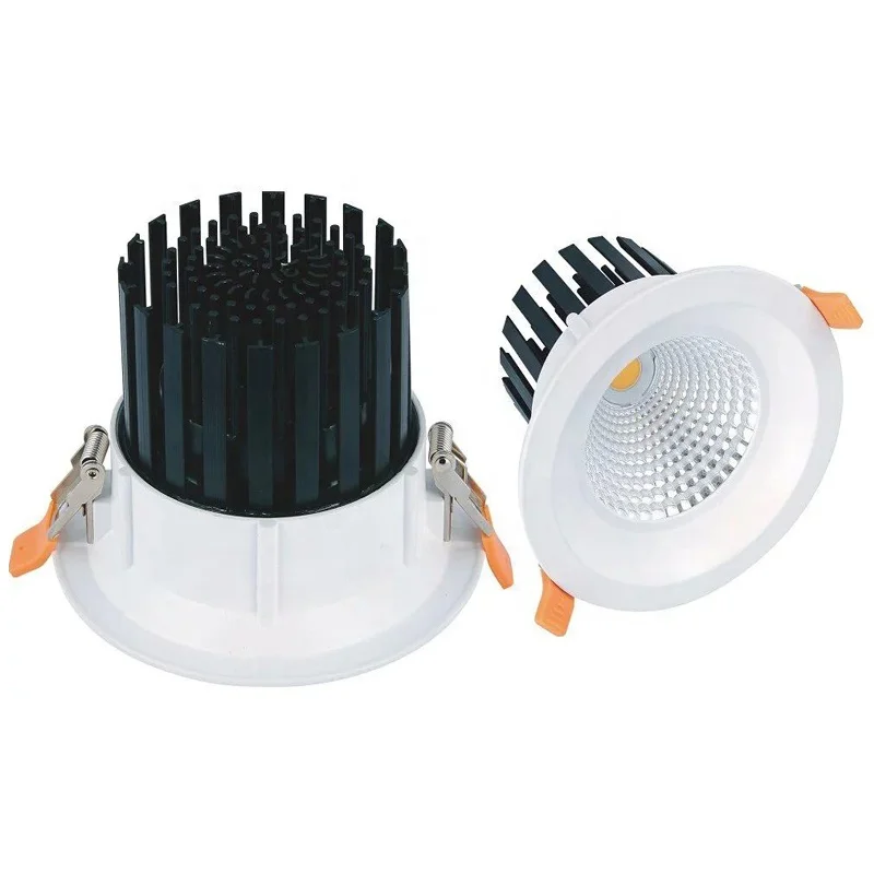 
4inch 20W Recessed COB LED Downlight Anti Dazzle White Housing High brightness AC220V 25W IP44 COB LED Downlight 