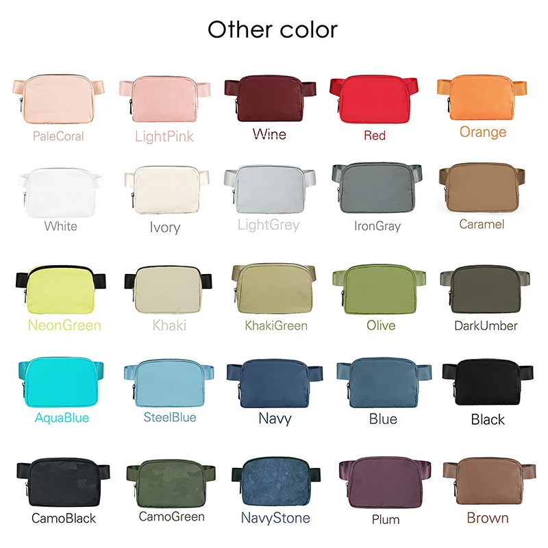 Unisex Mini Belt Bag with Adjustable Strap Small Waist Pouch for Workout Running Travelling Hiking single shoulder bag