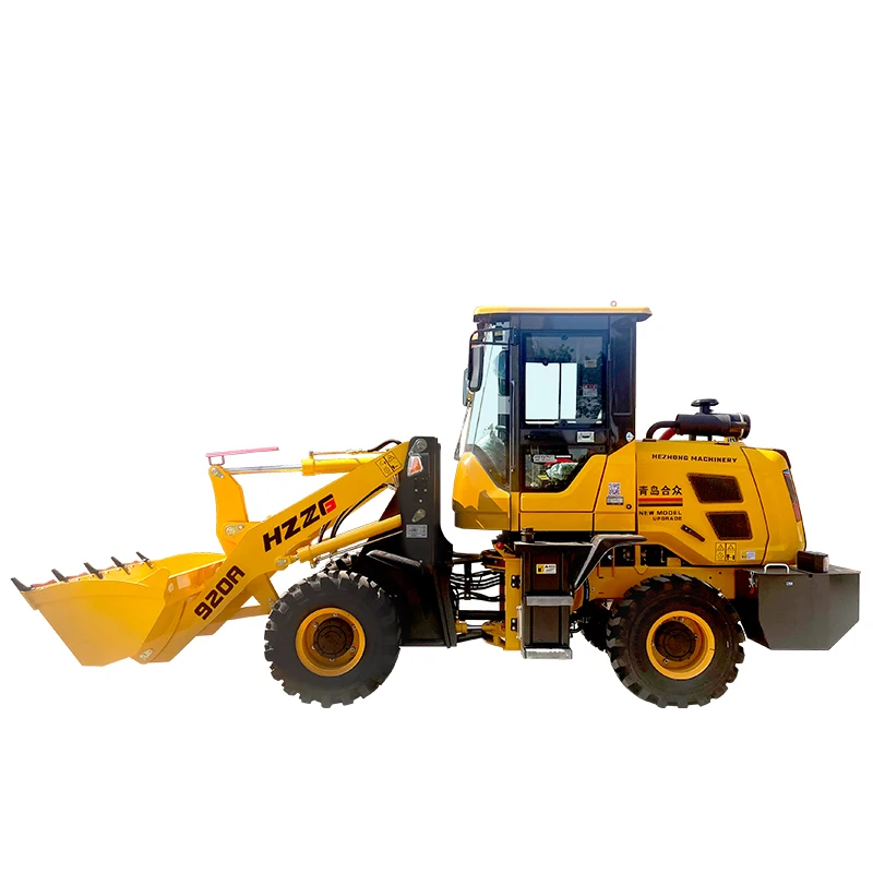 ZL920A поколения HZZG сельскохозяйственная техника строительная передняя часть 1500 кг мини-колесный погрузчик для продажи