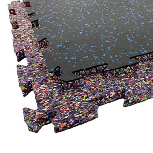 eco-friendly gym foam flooring Sound insulation and comfortable foot rubber floor for fitness easy to install rubber mats